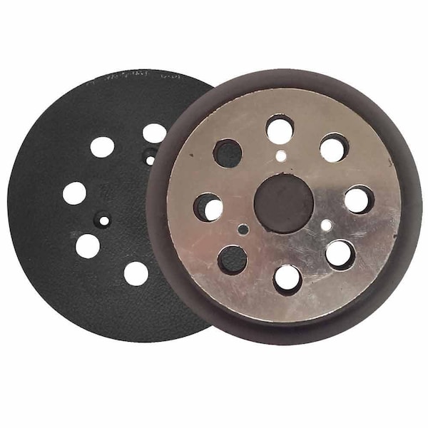 Superior Pads And Abrasives 5" Dia 8 Vacuum Holes PSA/Adhesive Backing Pad replaces Dewalt 151281-09, 151281-00 & 151281-07 RSP36 - main
